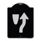 Signmission Beware of Curb Graphic Heavy-Gauge Aluminum Architectural Sign, 24" x 18", BS-1824-24522 A-DES-BS-1824-24522 - alternate 1